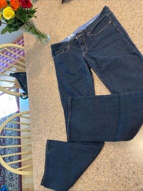 Gap Curvy Dark Blue Jeans 30/10r Musty Smell With Imperfections